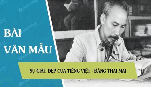 su giau dep cua tieng viet dang thai mai