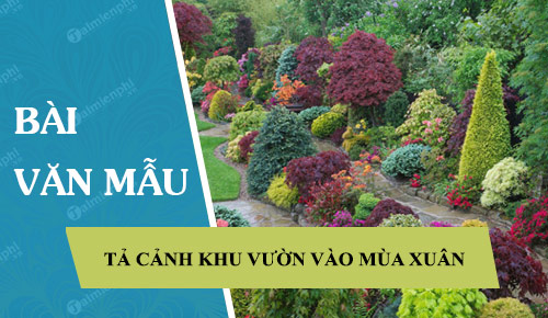 ta canh khu vuon vao mua xuan 41986