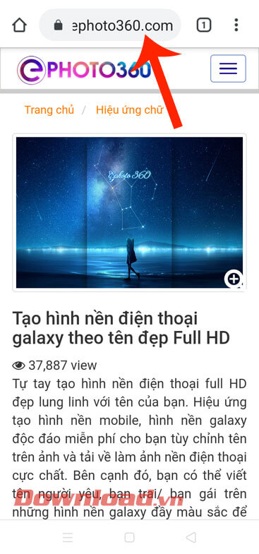 Hướng Dẫn Tạo Hình Nền Điện Thoại Hiệu Ứng Galaxy Theo Tên - Trường ﻿Trung  Cấp Nghề Thương Mại Du Lịch Thanh Hoá