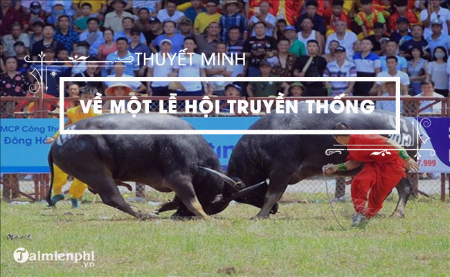 thuyet minh ve le hoi troi trau