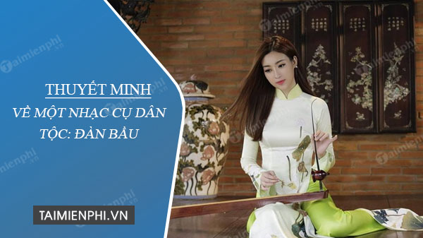 thuyet minh ve mot nhac cu dan toc dan bau