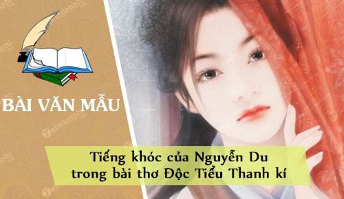 tieng khoc cua nguyen du trong bai tho doc tieu thanh ki