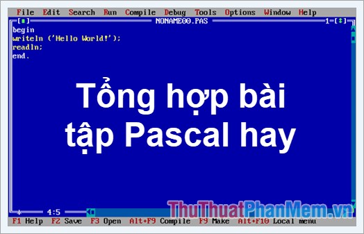 Tổng hợp bài tập Pascal hay