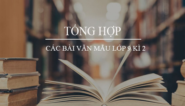 tong hop cac bai van mau lop 9 ki 2