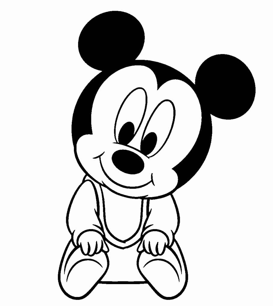 Bộ Sưu Tập Các Trang Tô Màu Chuột Mickey Đẹp Đáng Yêu  Tranh Tô Màu cho bé