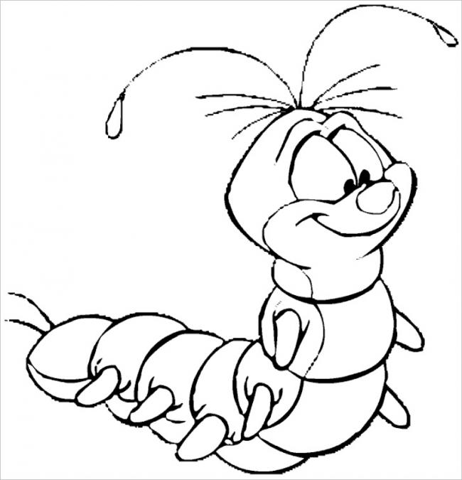 Bé tập vẽ con sâu, hướng dẫn vẽ và tô màu con sâu đơn giản - How to draw a  worm - YouTube