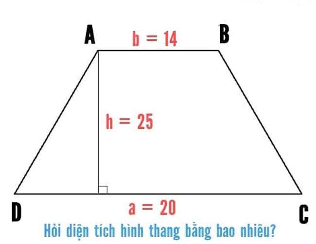 vi du ve cong thuc tinh dien tich hinh thang