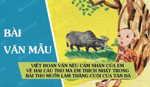 viet doan van neu cam nhan cua em ve hai cau tho ma em thich nhat trong bai tho muon lam thang cuoi cua tan da trong do co su dung hai tu tuong hinh