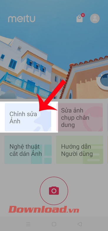 Nhấn vào mục Chỉnh sửa ảnh