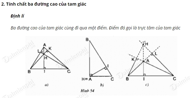 giai toan 7 trang 83 sgk tap 2 tinh chat ba duong cao cua tam giac 2