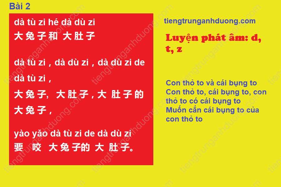 Bài luyện phát âm số 2