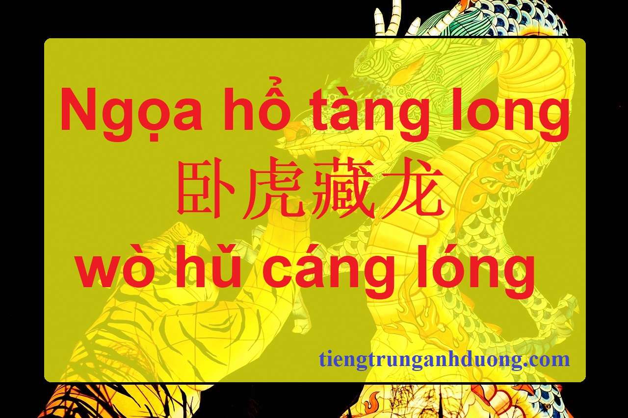 Ngọa hổ tàng long 卧虎藏龙 wò hǔ cáng lóng